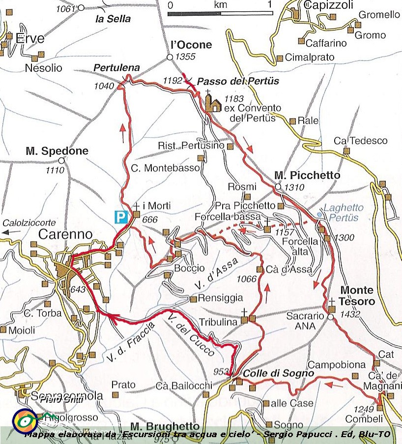 07 Mappa Anello Tesoro con varainti di discesa da Colle di Sogno a Carenno.jpg